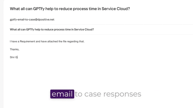 Email to Case